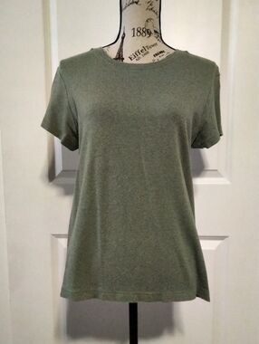 2  Old Navy Sage Green & Blue Short Sleeve Crewneck  Tee Set